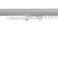 Silent Gliss 3840 Corded Curtain Track in Anodic Grey