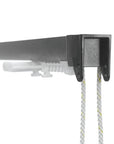 Silent Gliss 3840 Corded Curtain Track in Black