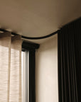 Silent Gliss 6870 Curtain Track in Black