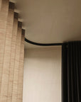 Silent Gliss 6870 Curtain Track in Black