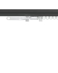 Silent Gliss 3840 Corded Curtain Track in Black
