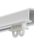 Silent Gliss 6243 Recess Curtain Track in White