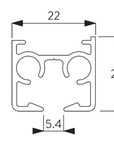 Silent Gliss 3870 Corded Curtain Track in Anodic Grey