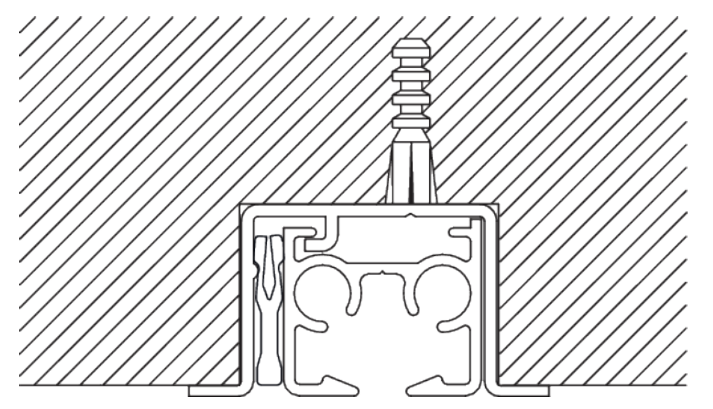 Recess Profile for Silent Gliss 6870 &amp; 3870